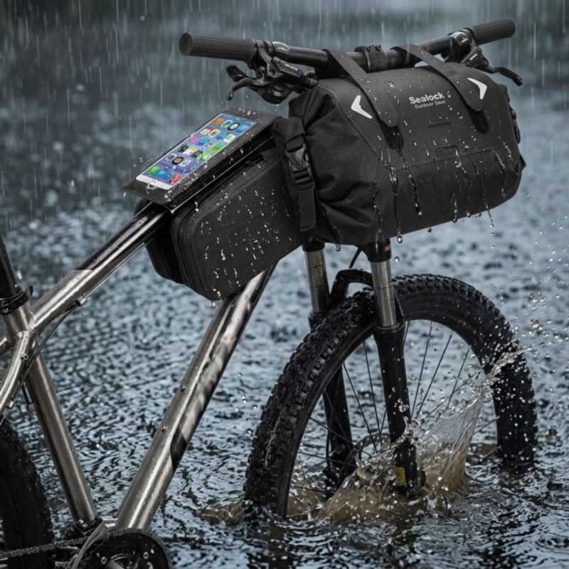Vodotesne kolesarske torbe — RF varjene, IPX6 | OEM, MOQ 200