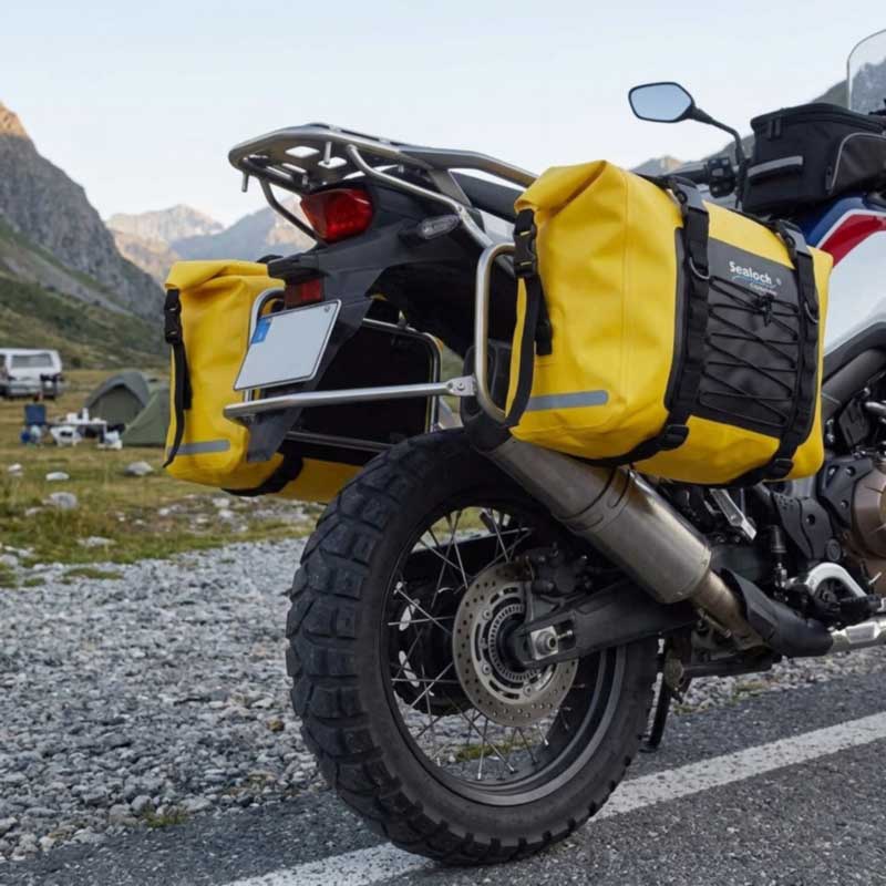 Vodoodporne motoristične torbe — varjene PVC, 40–80 L | OEM